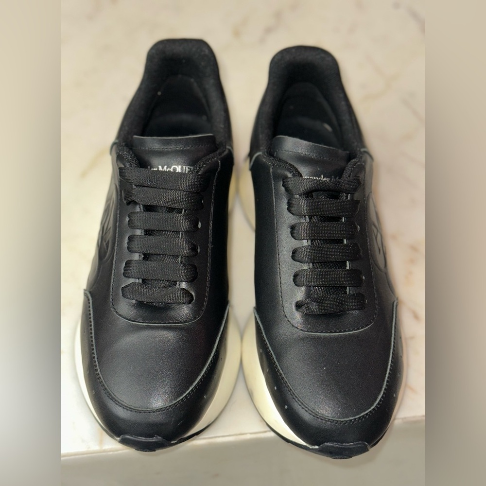 Black Oversized Platform Sneakers| Chunky Sole | Designer Inspired